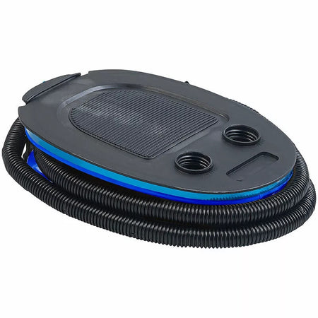 Pompa A Pedale Blu 3lt Gonfiatore Portatile Piedi Gonfiabile A Soffietto 23x17cm 016999