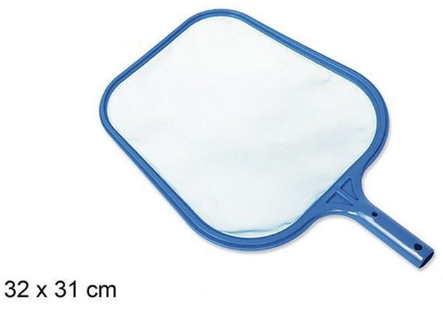 Retino Per Pulizia Foglie Sporco Dalla Piscina Telaio A Rete Resistente 32x31cm 016138