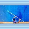 Retino Per Pulizia Foglie Sporco Dalla Piscina Telaio A Rete Resistente 32x31cm 016138
