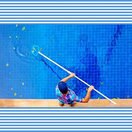 Retino Per Pulizia Foglie Sporco Dalla Piscina Telaio A Rete Resistente 32x31cm 016138