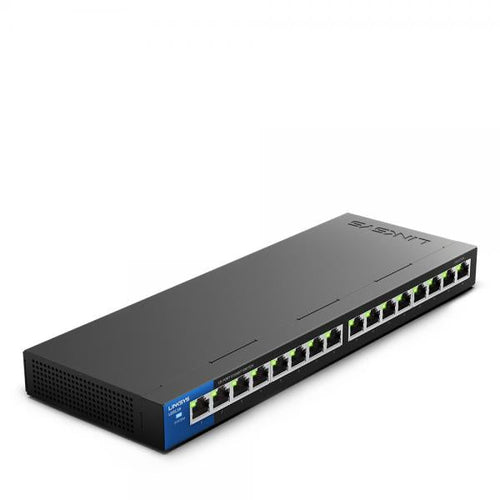 Linksys Switch Gigabit desktop a 16 porte [LGS116] (Linksys Business LGS116 - switch - 16)