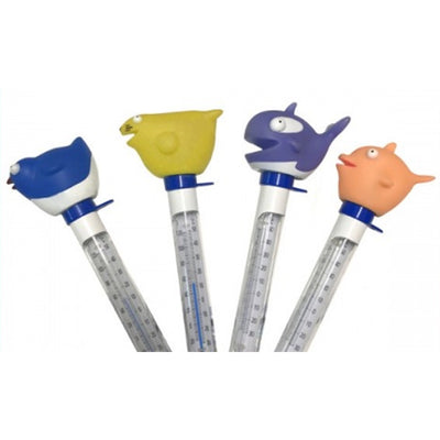 Termometro Per Piscina Vasca Bambini Animaletto Galleggiante Con Cordino 21cm 016989