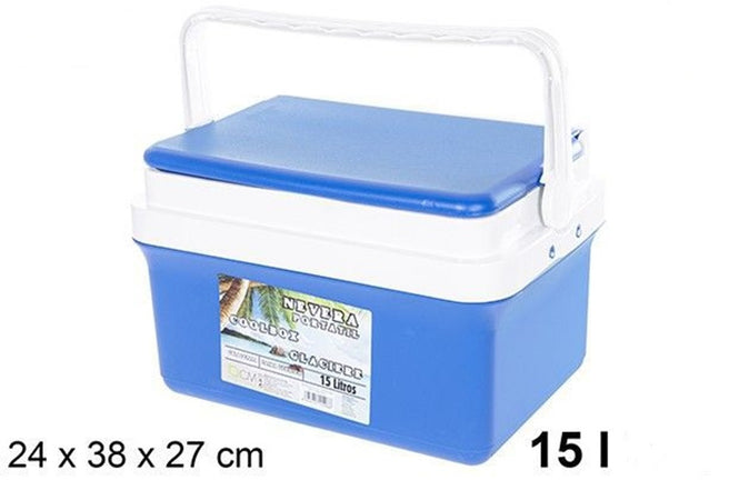 Frigo Borsa Termica Verde Portatile Con Coperchio Piatto Da 20 Lt Con Maniglia 017089
