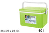 Frigo Borsa Termica Frigorifero Portatile Con Coperchio Piatto Da 10 Lt Con Maniglia