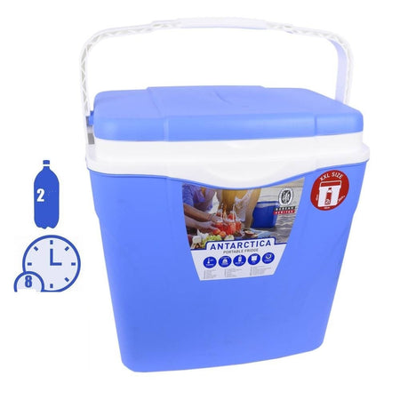 Borsa Termica Frigo Antarctica In Plastica Da Viaggio Da 32 Lt 40x30x40h Cm 016674