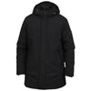 Markup parka nero lungo in tessuto tecnico MK24007