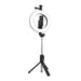 Lampada Led Da 6 Pollici + Stick Con Supporto Telefono Cellulare Bluetooth 4.0