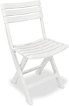 Set Salotto Con 2 Sedie Tavolo Da Giardino Pieghevole Resistente Camping Bianco 006669