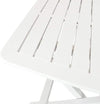 Set Salotto Con 2 Sedie Tavolo Da Giardino Pieghevole Resistente Camping Bianco 006669