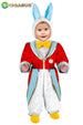 COSTUME CARNEVALE BIANCONIGLIO BIMBO DA 13 A 36 MESI - PEGASUS 2081