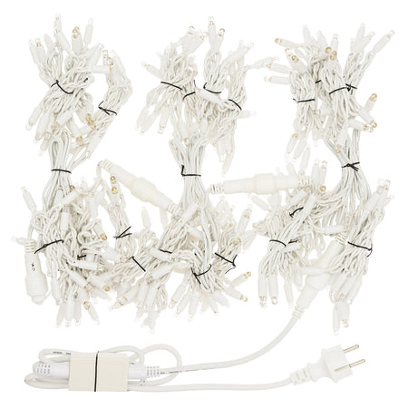 Catena luminosa stalattiti a cascata per esterno interno uso professionale decorazione natalizia maxi led