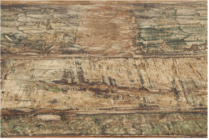 Biscottini Credenza in legno massiccio riciclato finitura anticata L138XPR36xH84 cm Solida