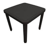 Tavolo Quadrato Da Giardino 80x80x73hcm In Plastica Arredo Spazio Esterno 235420