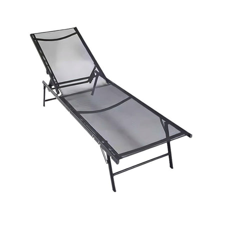 Lettino Sdraio Mare Prendisole Reclinabile Pieghevole Praiano Piscina Sedia In Textilene