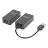 Estensore Di Linea Usb fino a 45 Metri - Ripetitore di segnali USB per estendere la connessione USB fino a 45 metri di distanza tramite cavo di rete