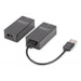 Estensore Di Linea Usb fino a 45 Metri - Ripetitore di segnali USB per estendere la connessione USB fino a 45 metri di distanza tramite cavo di rete