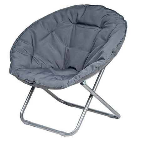 Poltrona Sedia Relax Morbida Imbottita Moon Pieghevole Arredo Da Giardino 80x70x80cm