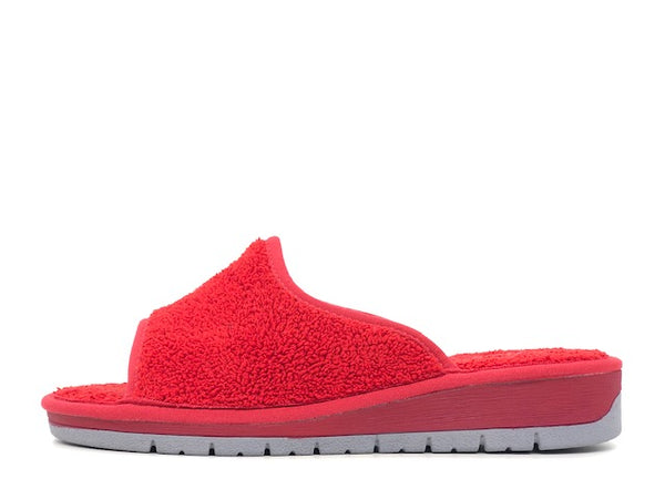 GRUNLAND Ciabatta Dola Donna in spugna Rosso