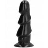 Dildo Anale con ventosa ALL BLACK Nero 17cm