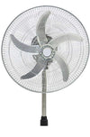 Ventilatore In Acciaio 65w A Piantana Antiribaltamento Con 5 Pale 3 Velocità 6057001ml