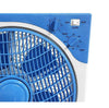 Ventilatore Quadrato Box Fan 45 Watt 30 Cm Con Timer Bianco Azzurro 5 Pale 5340055