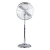 Ventilatore A Piantana Vintage Cromo 65 W Con 4 Pale In Alluminio Cavo 1,8mt 6506037