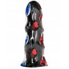Dildo Anale con ventosa ALL BLACK Nero 17cm