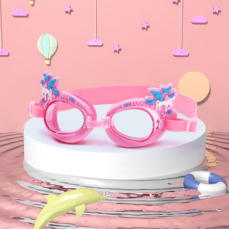 Occhialini Da Nuoto Unicorno Per Bambini Dai 7+ Anni Antiappannamento Uv 16x6cm 618447