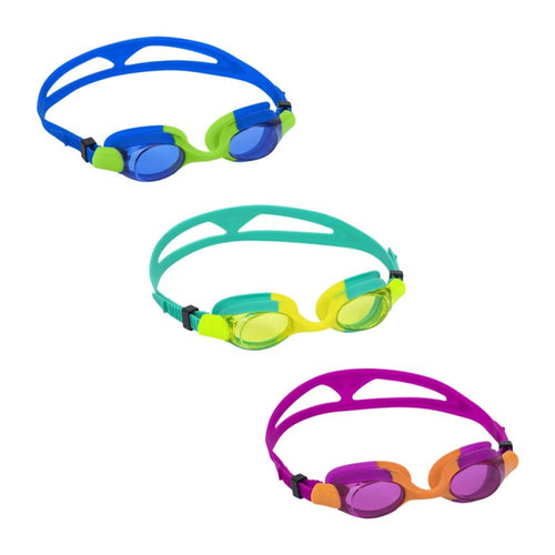 Occhialini Da Nuoto Piscina  In Silicone Per Bambini 7-14 Anni Ocean Crest 3 Colori 21065
