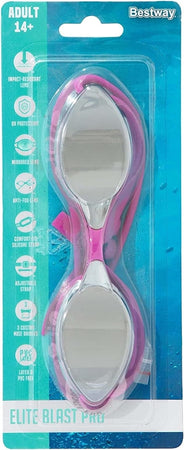 Occhialini Da Nuoto Piscina A Specchio Protezione Uv Ocean Swell 14+ Anni 3 Colori 21066