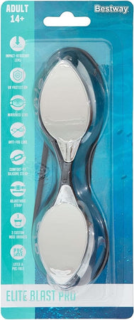 Occhialini Da Nuoto Piscina A Specchio Protezione Uv Ocean Swell 14+ Anni 3 Colori 21066