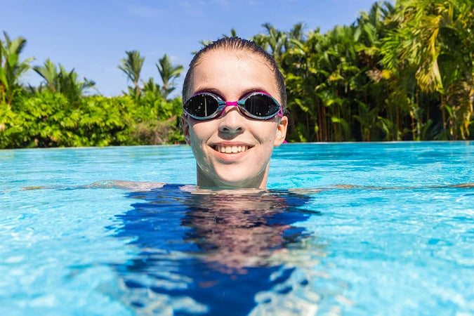 Occhialini Da Nuoto Piscina A Specchio Protezione Uv Ocean Swell 14+ Anni 3 Colori 21066