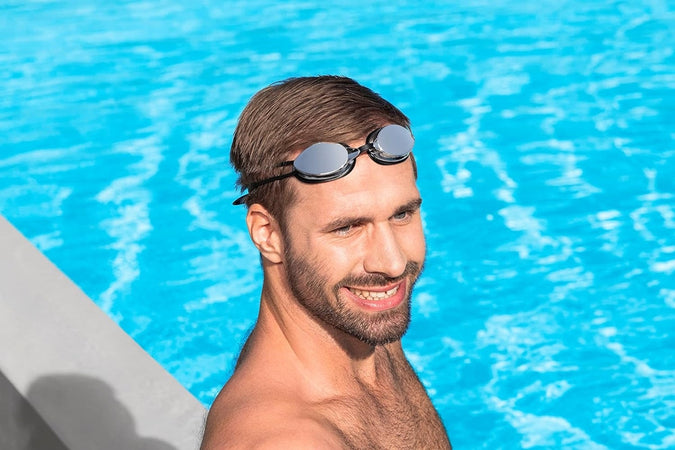 Occhialini Da Nuoto Piscina A Specchio Protezione Uv Ocean Swell 14+ Anni 3 Colori 21066