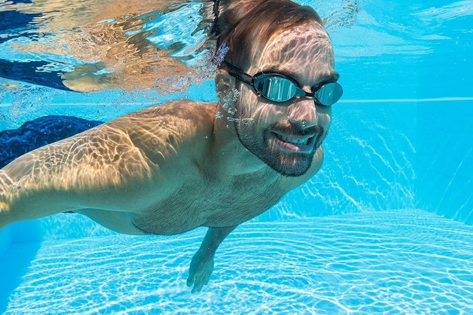 Occhialini Da Nuoto Piscina A Specchio Protezione Uv Ocean Swell 14+ Anni 3 Colori 21066