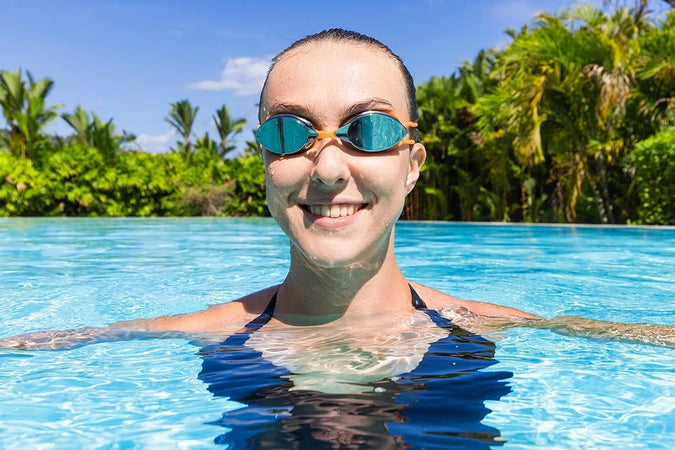 Occhialini Da Nuoto Piscina A Specchio Protezione Uv Ocean Swell 14+ Anni 3 Colori 21066