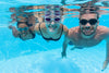 Kit 3 Paia Di Occhialini Piscina Da Nuoto Ix-1400 Colorati Per Adulti 14+ Anni 21095