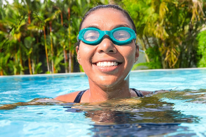 Kit 3 Paia Di Occhialini Piscina Da Nuoto Ix-1400 Colorati Per Adulti 14+ Anni 21095