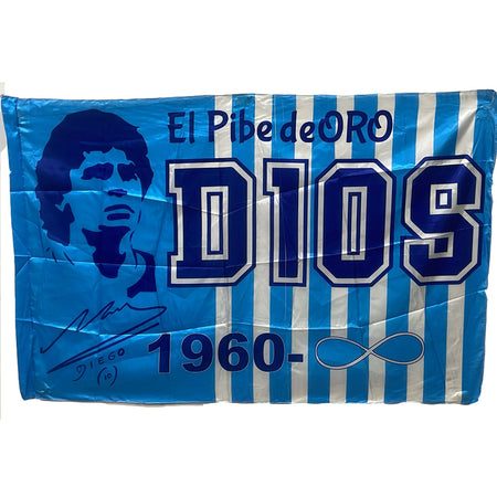 Bandiera Maradona 10 Diego El Pibe De Oro 1960 -infinito Forza Napoli Calcio