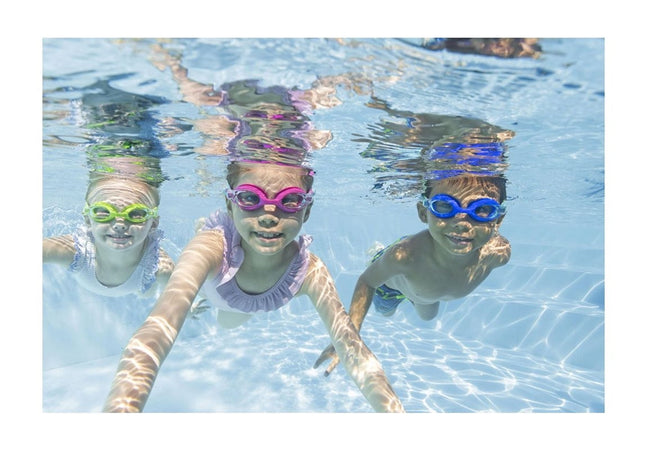 Occhialini Da Nuoto Splashflex Cinturino Regolabile Per Bambini 7+ Anni 3 Colori 21177