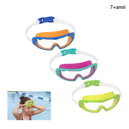 Occhialini Da Nuoto Sub Tidal Surge Con Fibbia Bambini Da 7+ Anni 3 Colori 21179