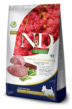 Farmina N&D Quinoa Weight Management mangime secco Cani