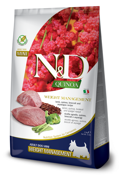 Farmina N&D Quinoa Weight Management mangime secco Cani
