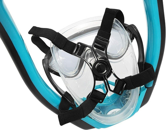 Maschera L/xl Con 2 Boccagli Da Snorkeling Sub Per Mare Piscina Hydro-pro 24058