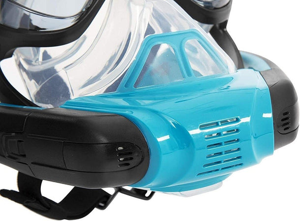Maschera L/xl Con 2 Boccagli Da Snorkeling Sub Per Mare Piscina Hydro-pro 24058