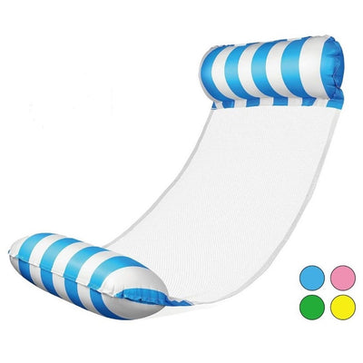 Materassino Galleggiante Amaca Gonfiabile Per Piscina Spiaggia Mare 130x70cm 618441