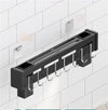 Supporto Per Coltelli In Acciaio Multifunzionale A Parete Mensola Da Cucina 50 Cm