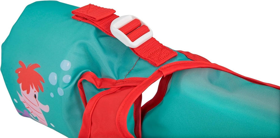 Giubbetto Salvagente Nuoto Sirenetta Ariel Gilet Con Braccioli Bambini 3-6 Anni ‎9101i