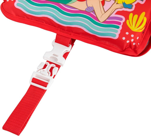 Giubbetto Salvagente Nuoto Sirenetta Ariel Gilet Con Braccioli Bambini 3-6 Anni ‎9101i