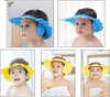 Cappello Doccia Per Bambini 3 Pz Cuffia Da Bagno Per Testa Bambino Regolabile Visiera