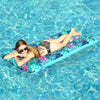 Materassino Gonfiabile Galleggiante Con Poggiatesta Per Piscina 21 Fori 180x85cm 628529
